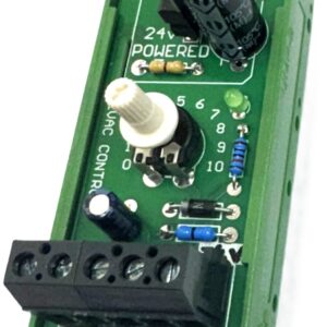 MECF-24v v2 Din rail mount 24v powered manual 0-10vdc output adjuster.