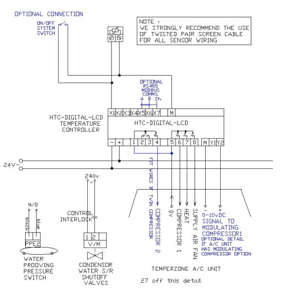 HEVAC Control Agencies Pty Ltd - ELECTRICAL CONNECTION DRAWINGS