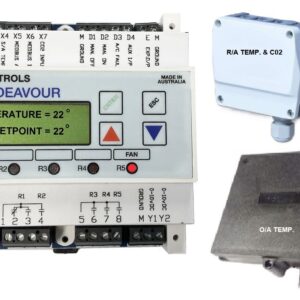 ECONOMY CYCLE CONTROLS ONLY with O/A & R/A TEMP / CO2 DUCT SENSOR
