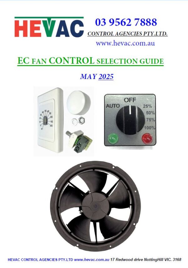 EC FAN CONTROL SELECTION GUIDE