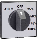 SWCS Auto Off Manual Cam Switch c/w 4 manual speed settings