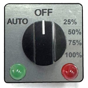 SWCS-RF Auto Off Manual Cam Switch c/w 4 manual speeds & Run & Fault LEDs