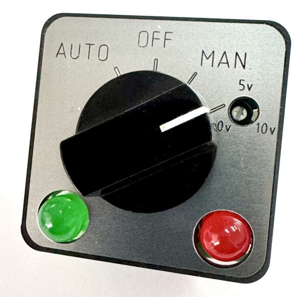 SWCS-4P-RF Auto Off Manual Cam Switch c/w TRIMMABLE MANUAL POS. c/w Run & Fault LEDs