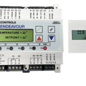 A/C UNIT TEMP+TIME CONTROL + ADJUSTABLE SENSOR & AHR BUTTONS.
