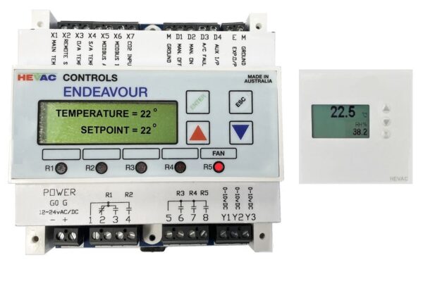 A/C UNIT TEMP+TIME CONTROL + ADJUSTABLE SENSOR & AHR BUTTONS.