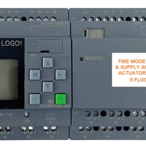LOGO PLC  programmed as SMOKE DAMPER CONTROL