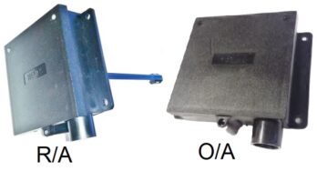 ECON. CYCLE CONTROL ONLY with R/A DUCT TEMP. & C02 SENSOR + O/A WALL MOUNT LIMIT T/STAT c/w DISPLAY